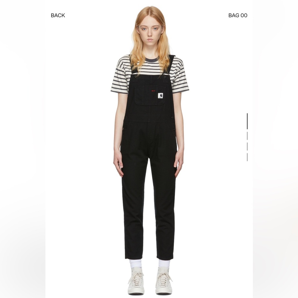 Carhartt WIP Black Overalls